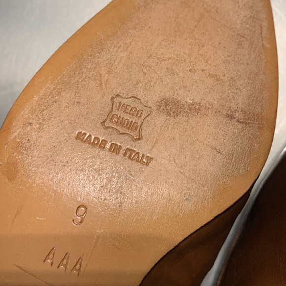 David Evins Brown Two Tone Quilted Loafer Size 9 AAA - Picture 10 of 14